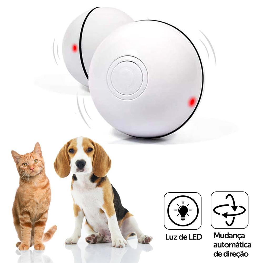 Bola Inteligente com luz de LED para cães e gatos - PetMimos