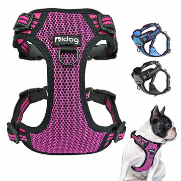 PROMOÇÃO Coleira Peitoral em Nylon Reflexiva para cachorro Frete Grátis - PetMimos