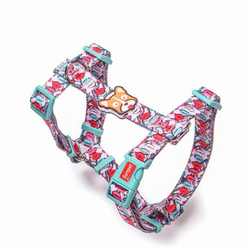 Coleira Peitoral Estampada Doggy – PetMimos