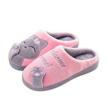PROMOÇÃO Pantufa de Gatinho Antiderrapante em Plush - PetMimos
