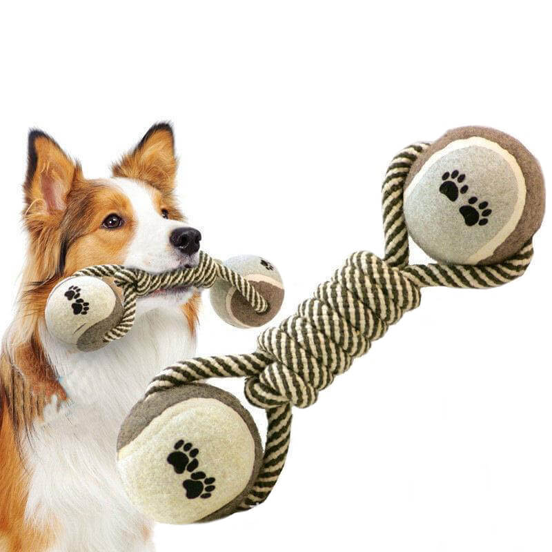 Brinquedo Mordedor com Bola para cachorro - PetMimos