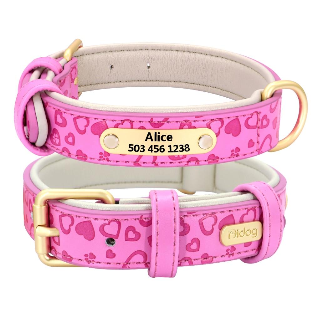 Coleira para Cachorro Personalizada Couro Premium – PetMimos | PetMimos