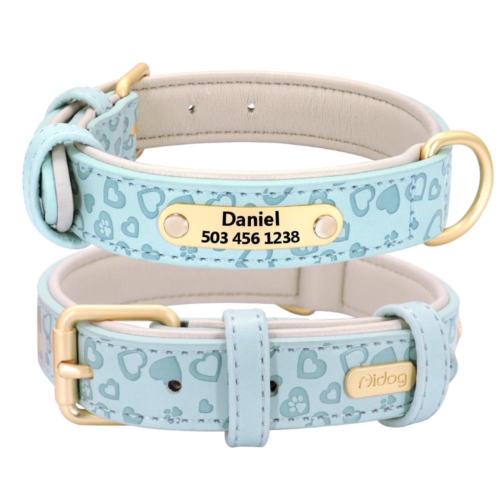 Coleira para Cachorro Personalizada Couro Premium – PetMimos | PetMimos