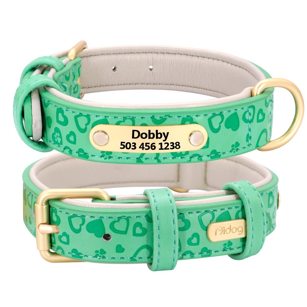 Coleira para Cachorro Personalizada Couro Premium – PetMimos | PetMimos