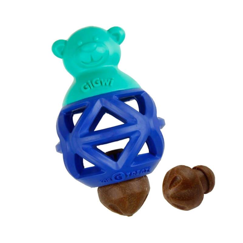Porta Petisco Urso Interativo de Borracha - PetMimos