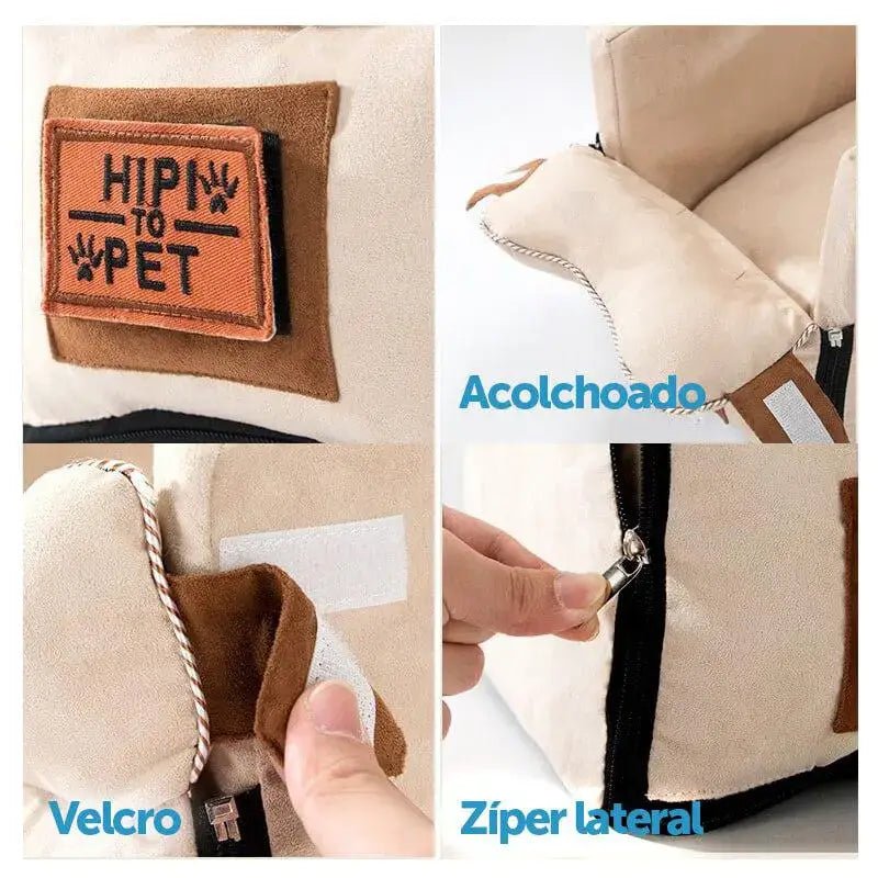 PROMOÇÃO Cadeirinha de Cachorro Portátil para Carros - PetMimos