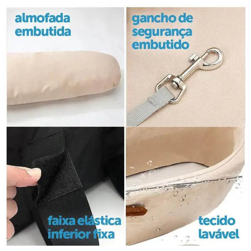 PROMOÇÃO Cadeirinha de Cachorro Portátil para Carros - PetMimos