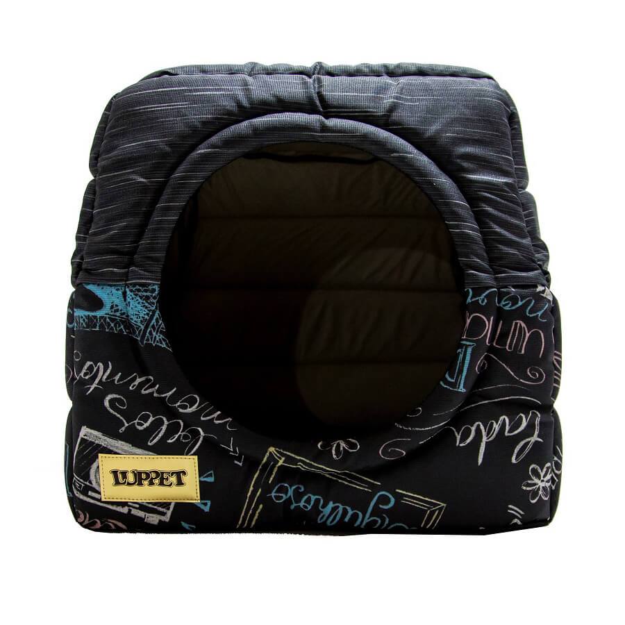PROMOÇÃO Cama Iglu e Toca Para Cachorro Impermeavel Luppet Preto Frete Grátis - PetMimos