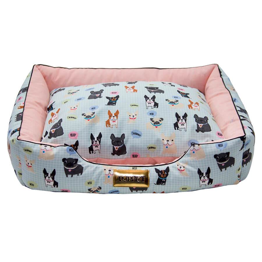 PROMOÇÃO Cama Retangular Impermeável para cachorro ou gato Luppet cachorrinho - PetMimos