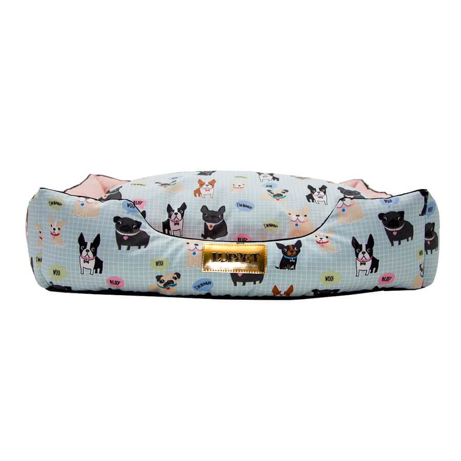 PROMOÇÃO Cama Retangular Impermeável para cachorro ou gato Luppet cachorrinho - PetMimos