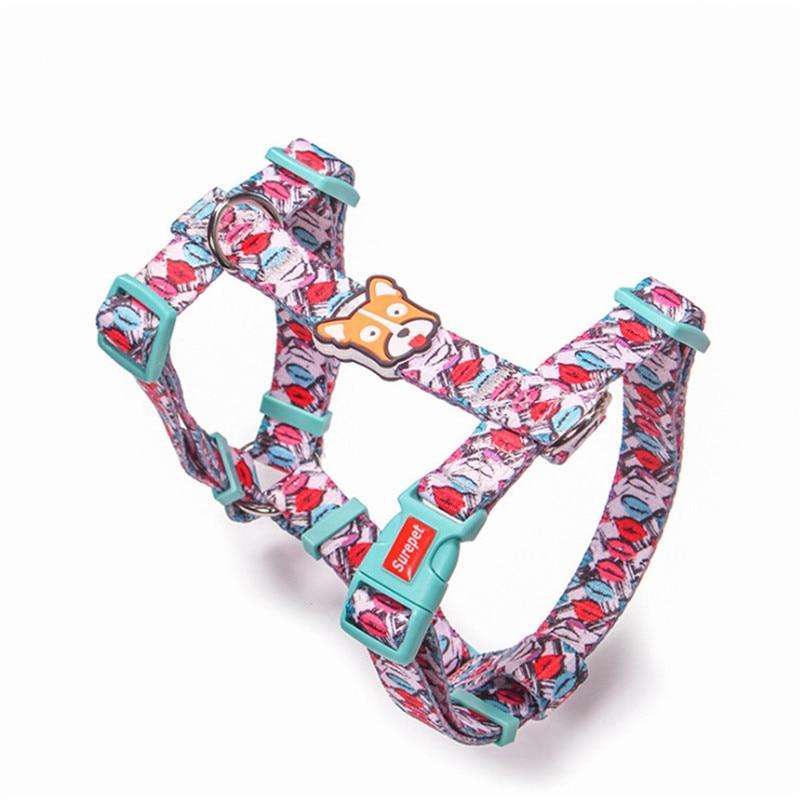 Coleira Peitoral Estampada Doggy – PetMimos