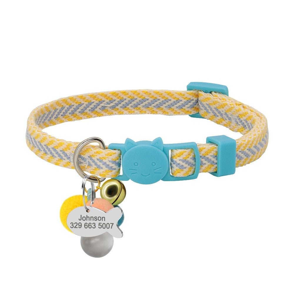 PROMOÇÃO Coleira Personalizada para Gatos Frete Grátis - PetMimos